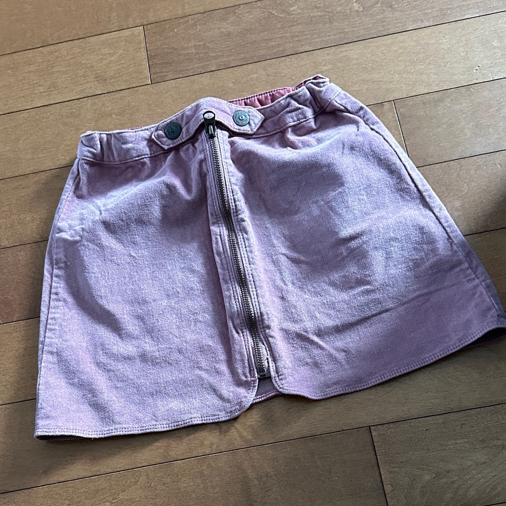 Zara Pink Kids Skirt with Front Zipper